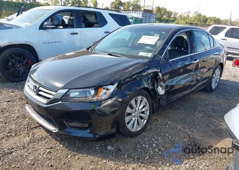 2013 Honda Accord Ex-L from USA, damaged, VIN 1HGCR2F82DA109007